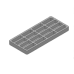 CALCO DO VIDRO 70X30X4 AZUL 5009.4AZ